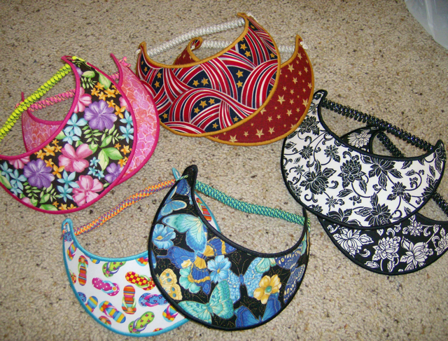 Stylish, Comfortable Reversable Sun Visors